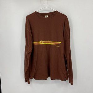 Patagonia Beneficial Tee Hawaiian Paddle Long Sleeve Large